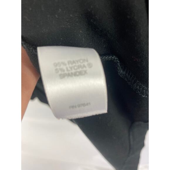 J Jill Wearever Collection Black Tunic Top Size 4X - Picture 3 of 4